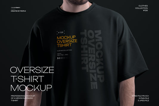 3 Mockups Oversize T-shirt