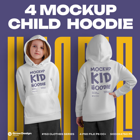Children’s Hoodie Mockup – Vol. 02