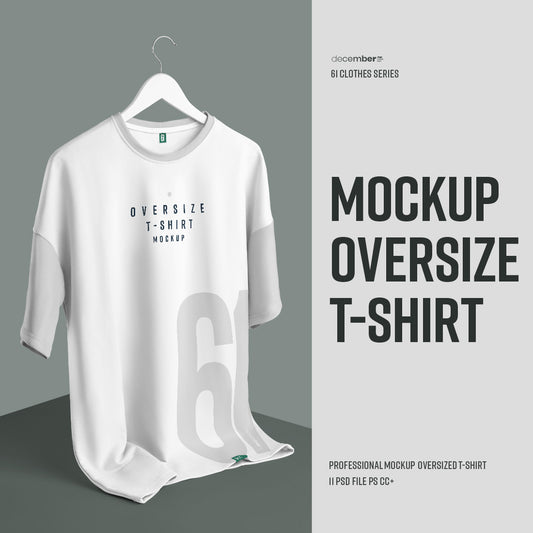 11  Mockups Oversize T-shirt