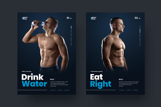 5 Consecutive Healthy Body Basics Posters