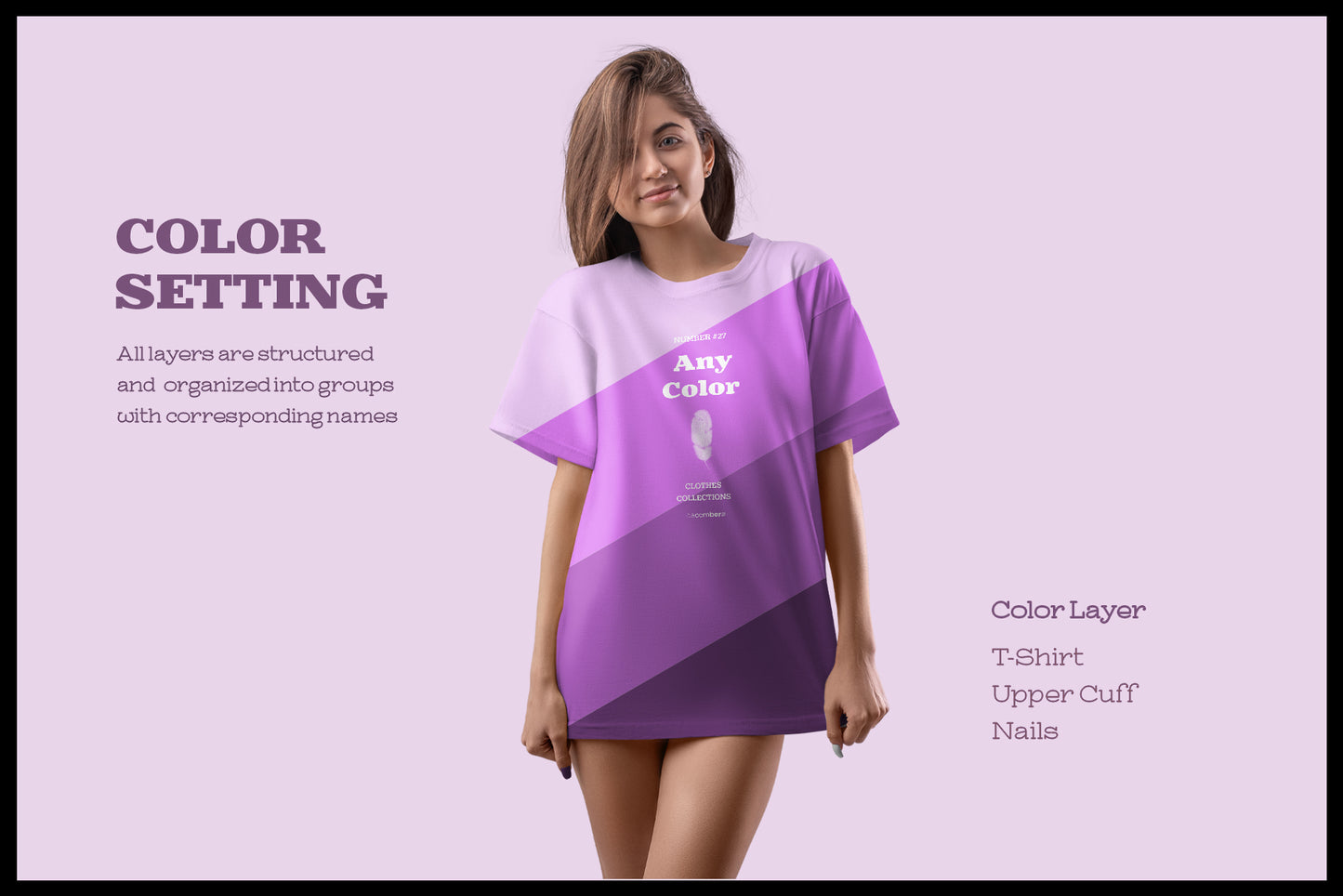 7 Mockups Woman T-Shirt