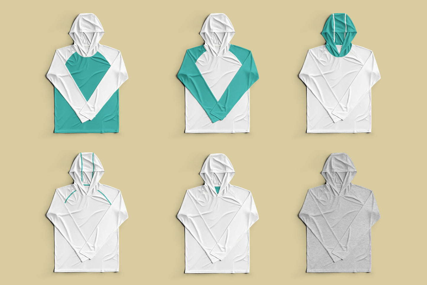 4 Mockups Long Sleeve T-Shirt SunProtect