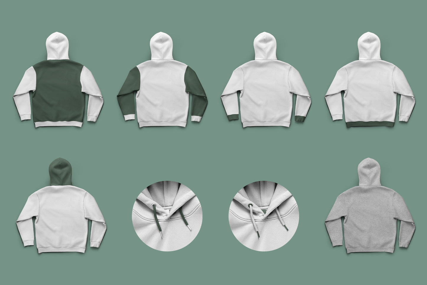 4 Mockups Unisex Oversize Hoodie