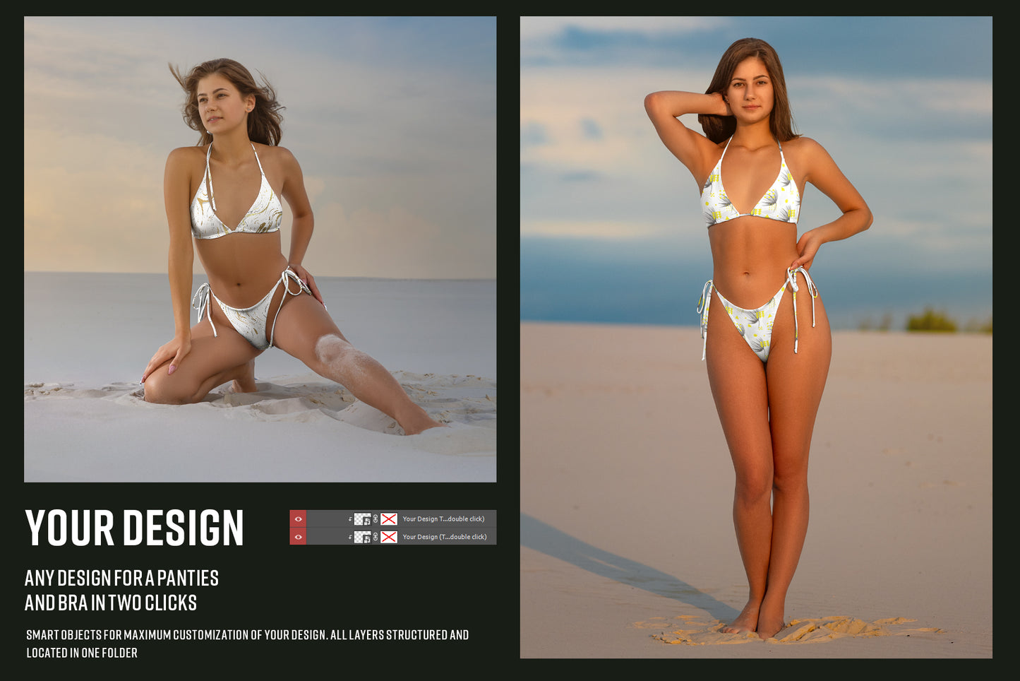 7 Beach Bikini Mockups