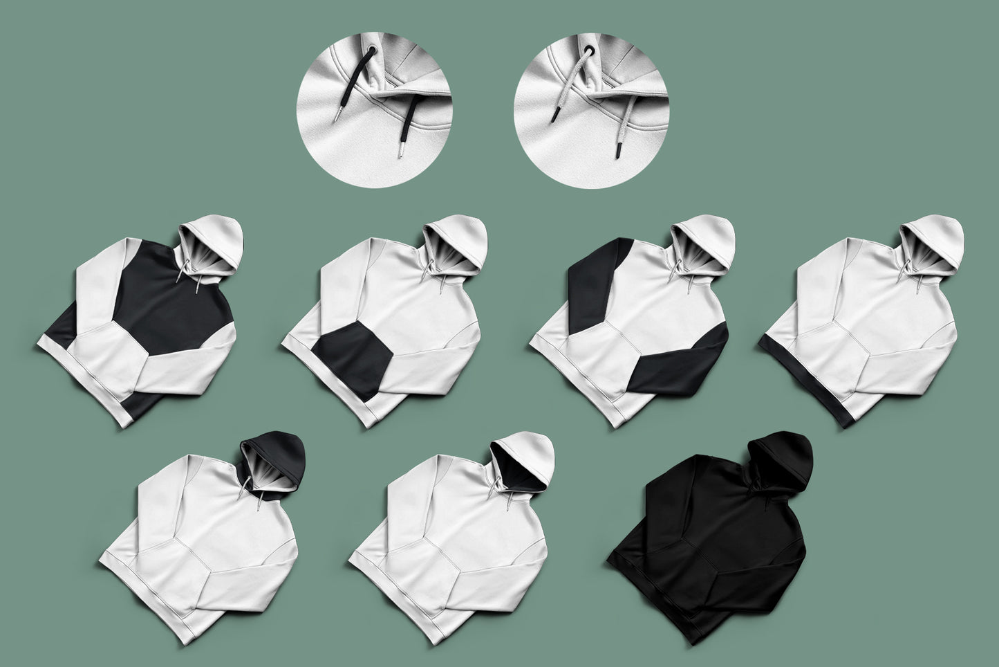 4 Mockups Unisex Oversize Hoodie. vol.02