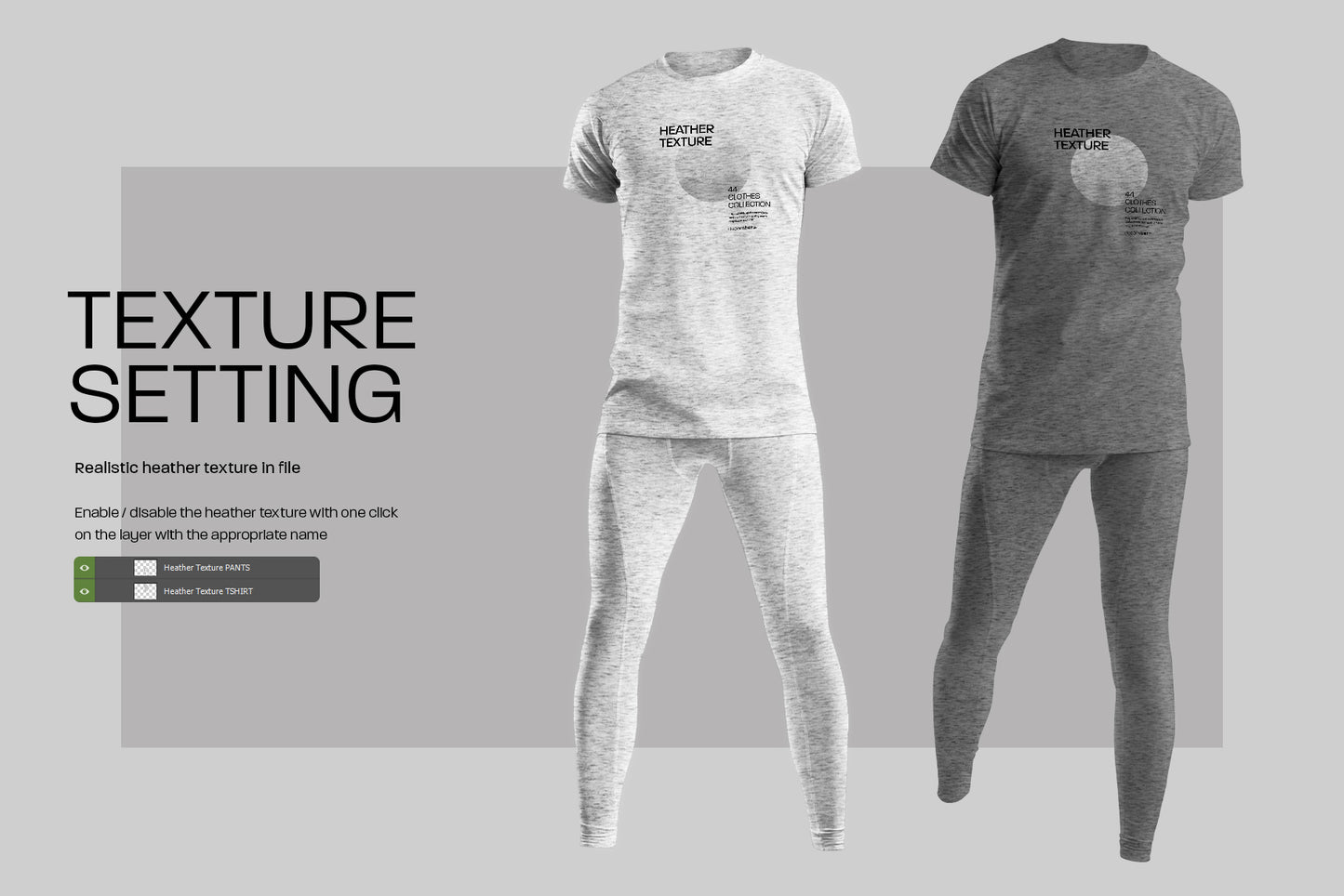 7 Men's Mockups T-Shirt and Underwear Pants