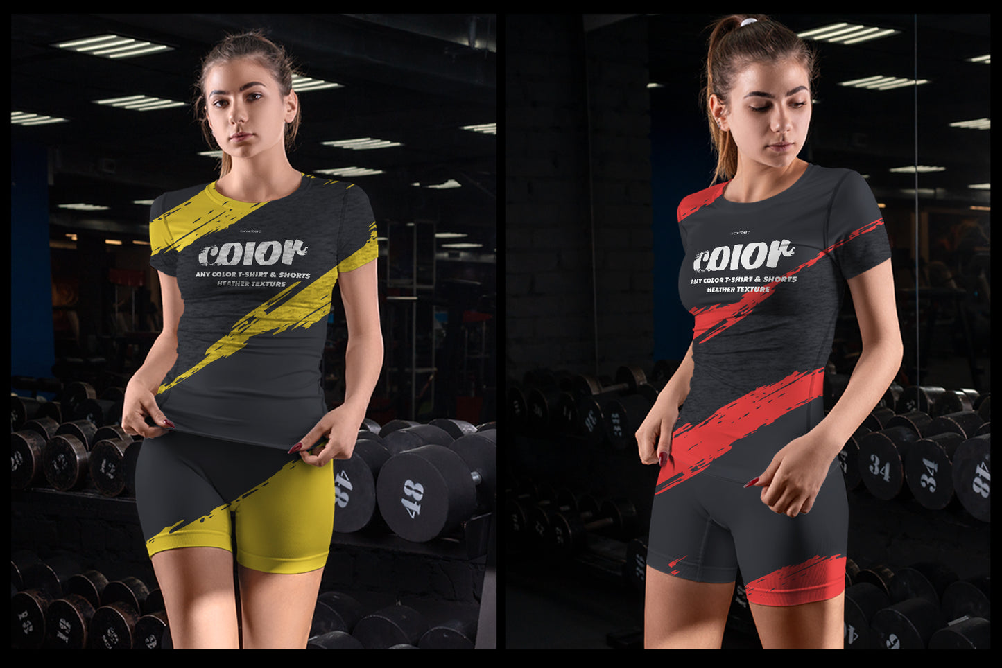 9 Sports T-Shirts and Shorts Mockups