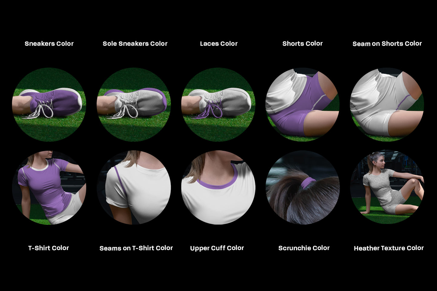 5 Sports T-Shirts and Shorts Mockups