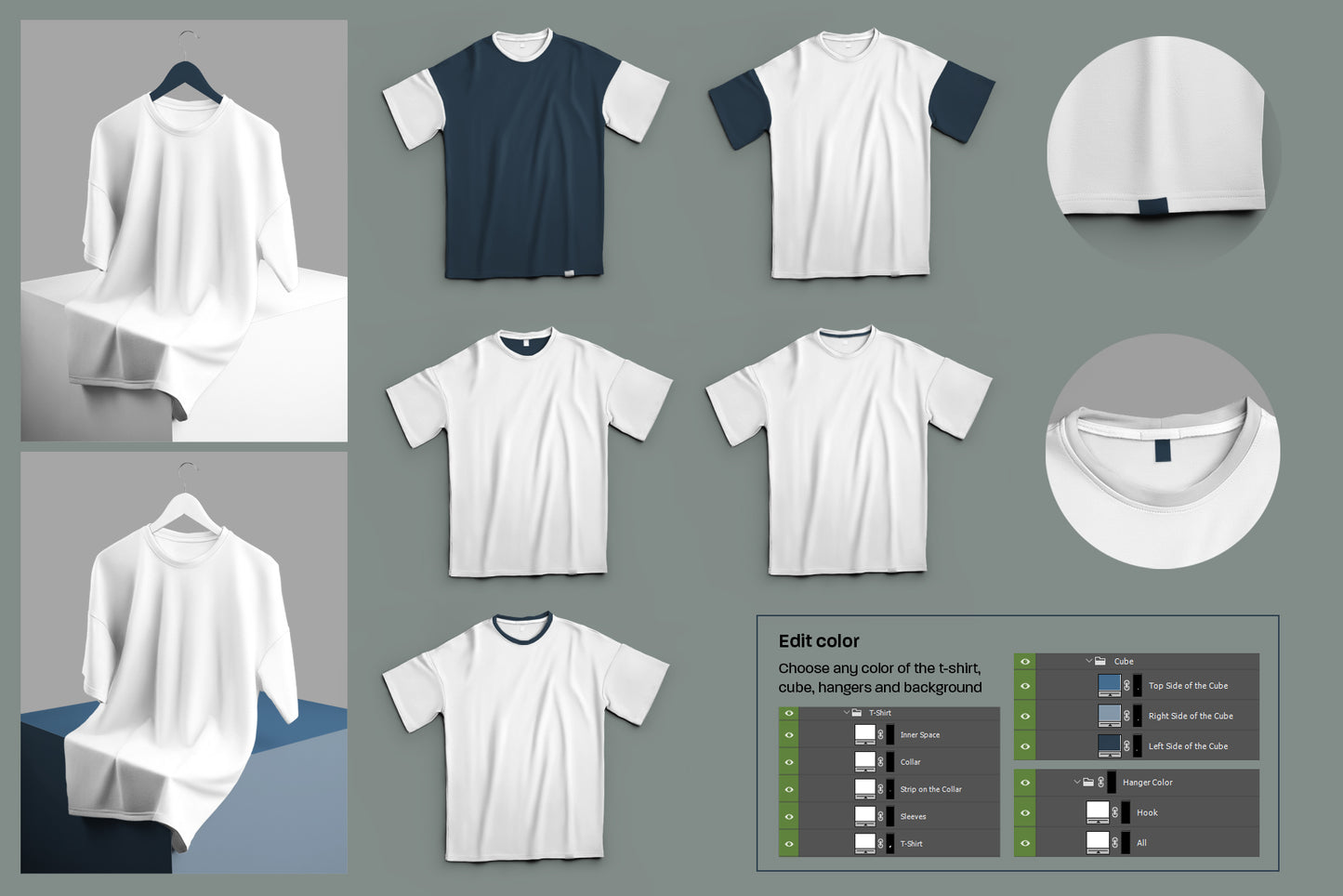 11  Mockups Oversize T-shirt