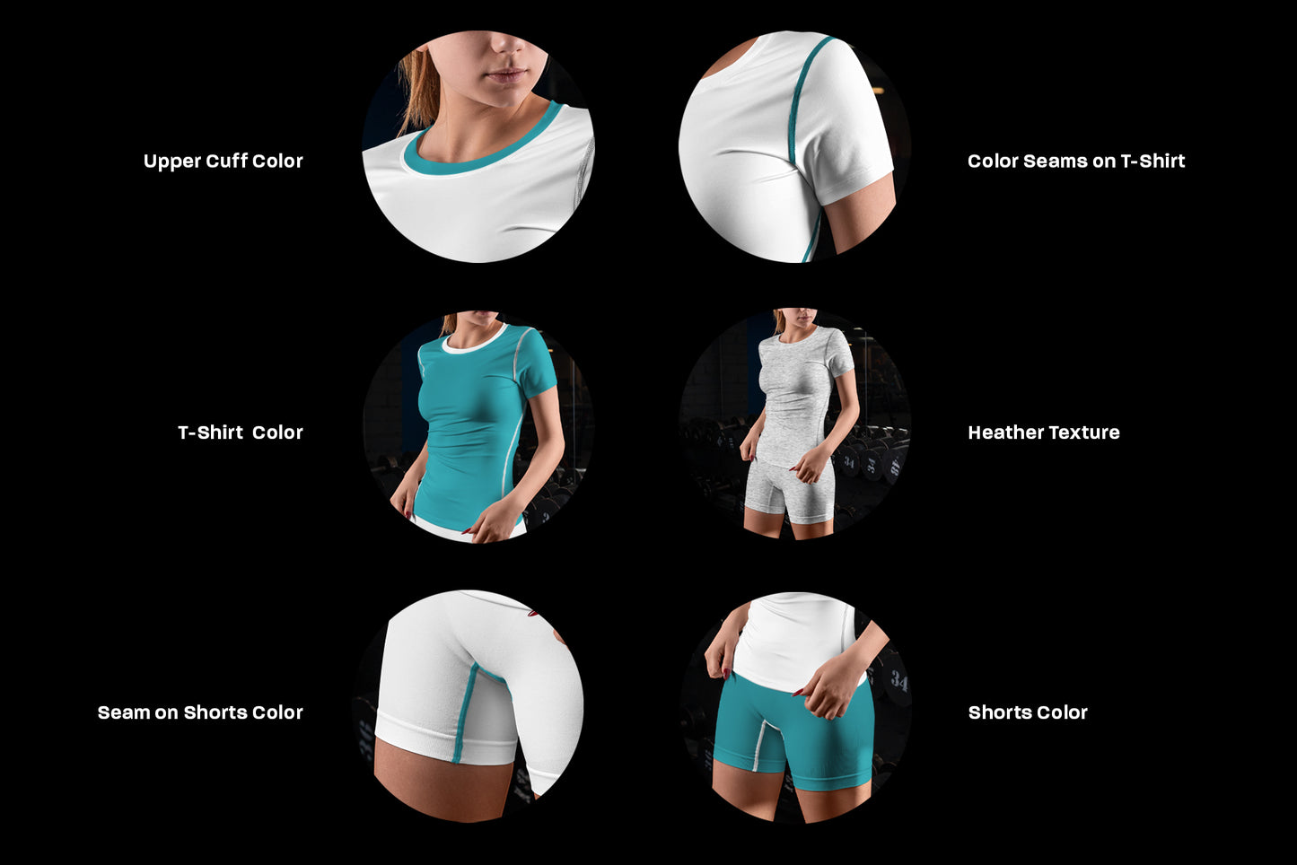 9 Sports T-Shirts and Shorts Mockups