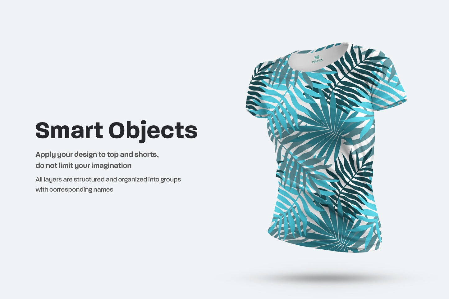 6 3D Mockups Woman T-Shirt