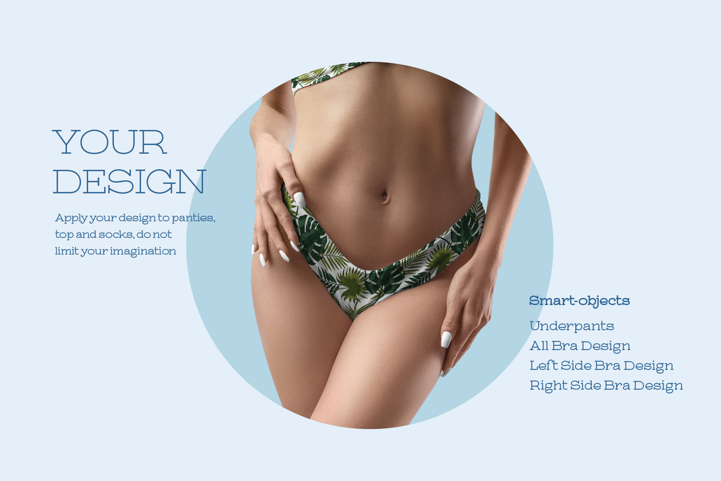 7 Mockups Bikini Swimsuit