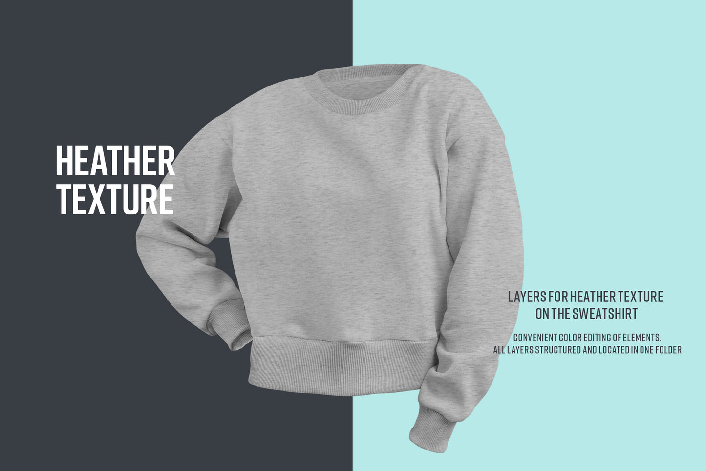 8 Mockups Crop Top Woman Sweatshirt in 3D Style