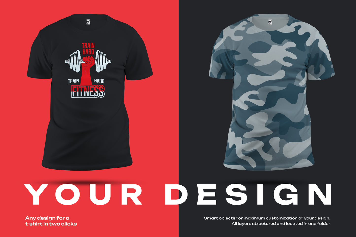 7 Mockups Man T-Shirt