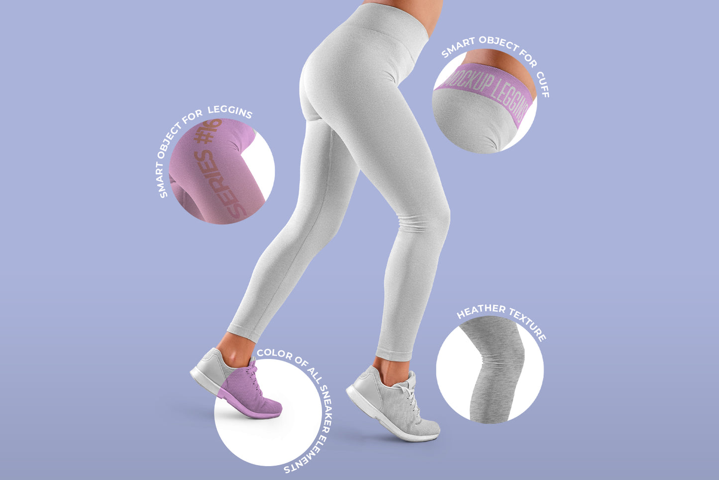 8 Mockups Women Leggins