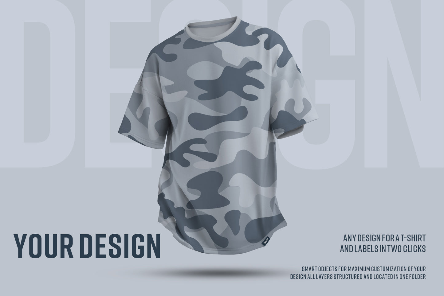 Mockups Oversize T-shirt. Singles Files