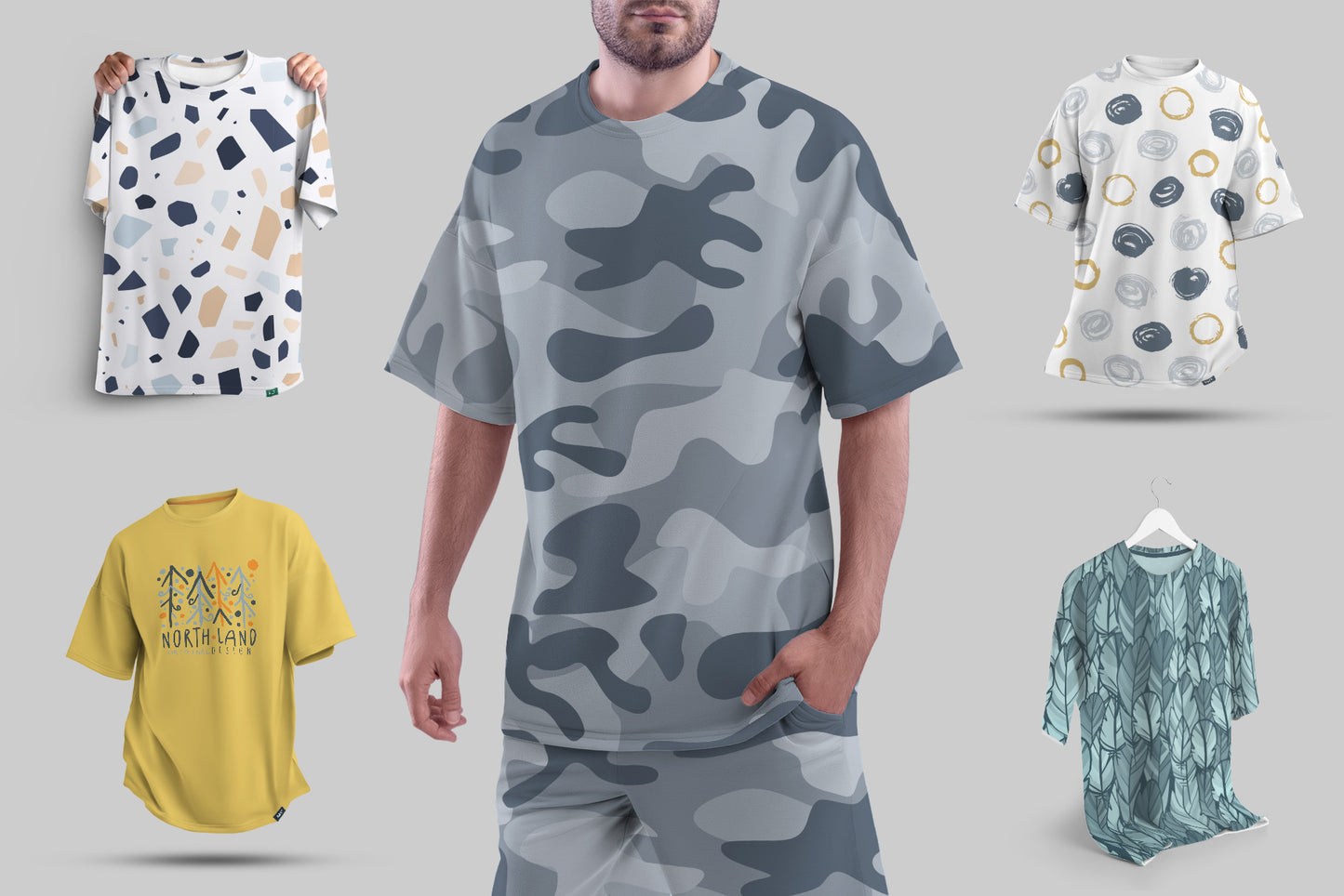 24 Oversize T-Shirt Mockup – Man/3D/Subjects ( Collection #6 )