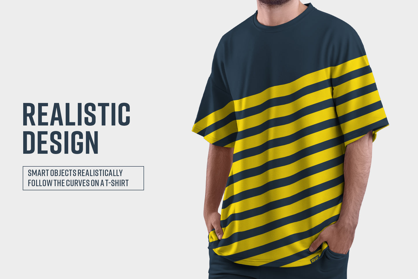 Mockups Oversize T-shirt and Shorts Kit