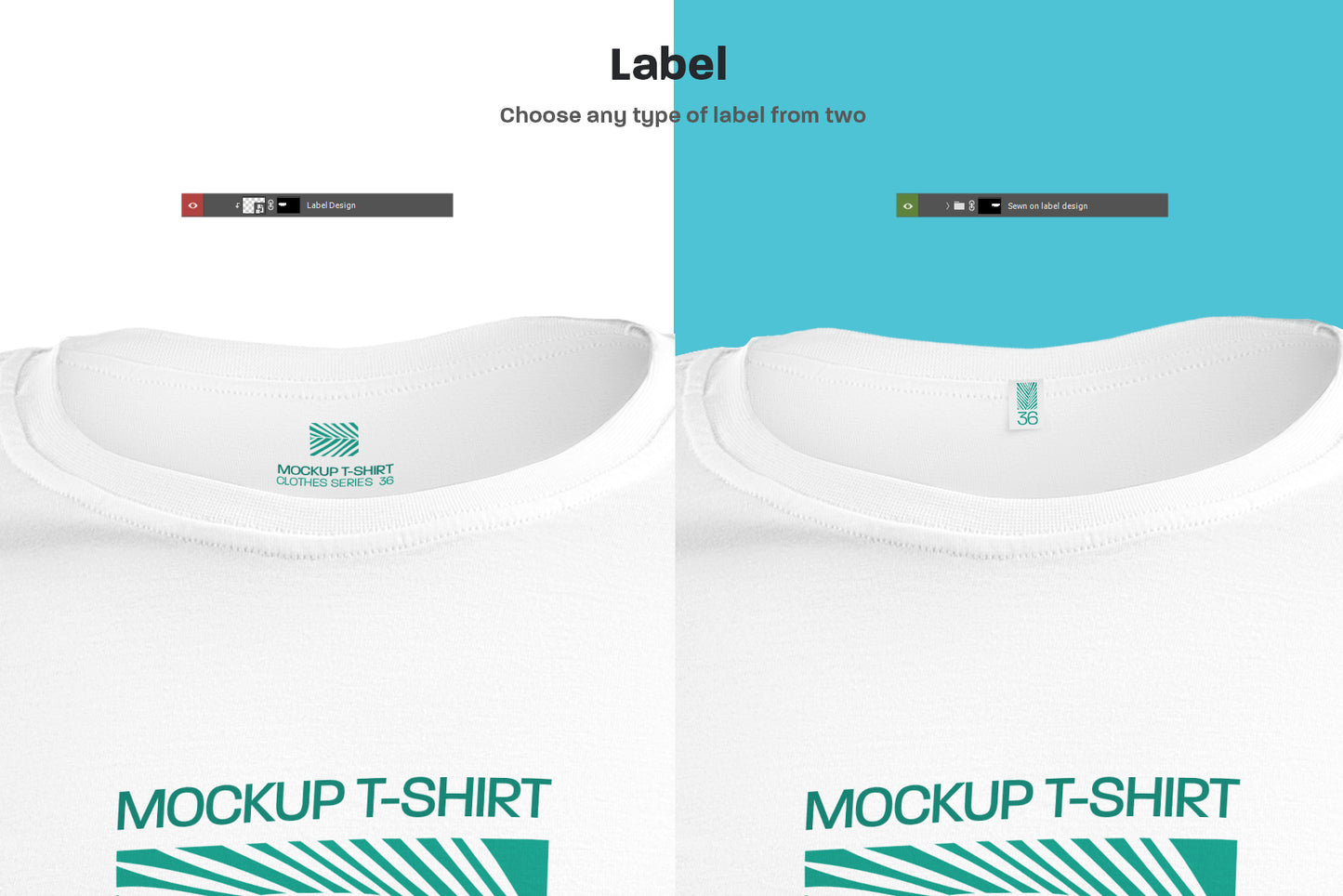 6 3D Mockups Woman T-Shirt