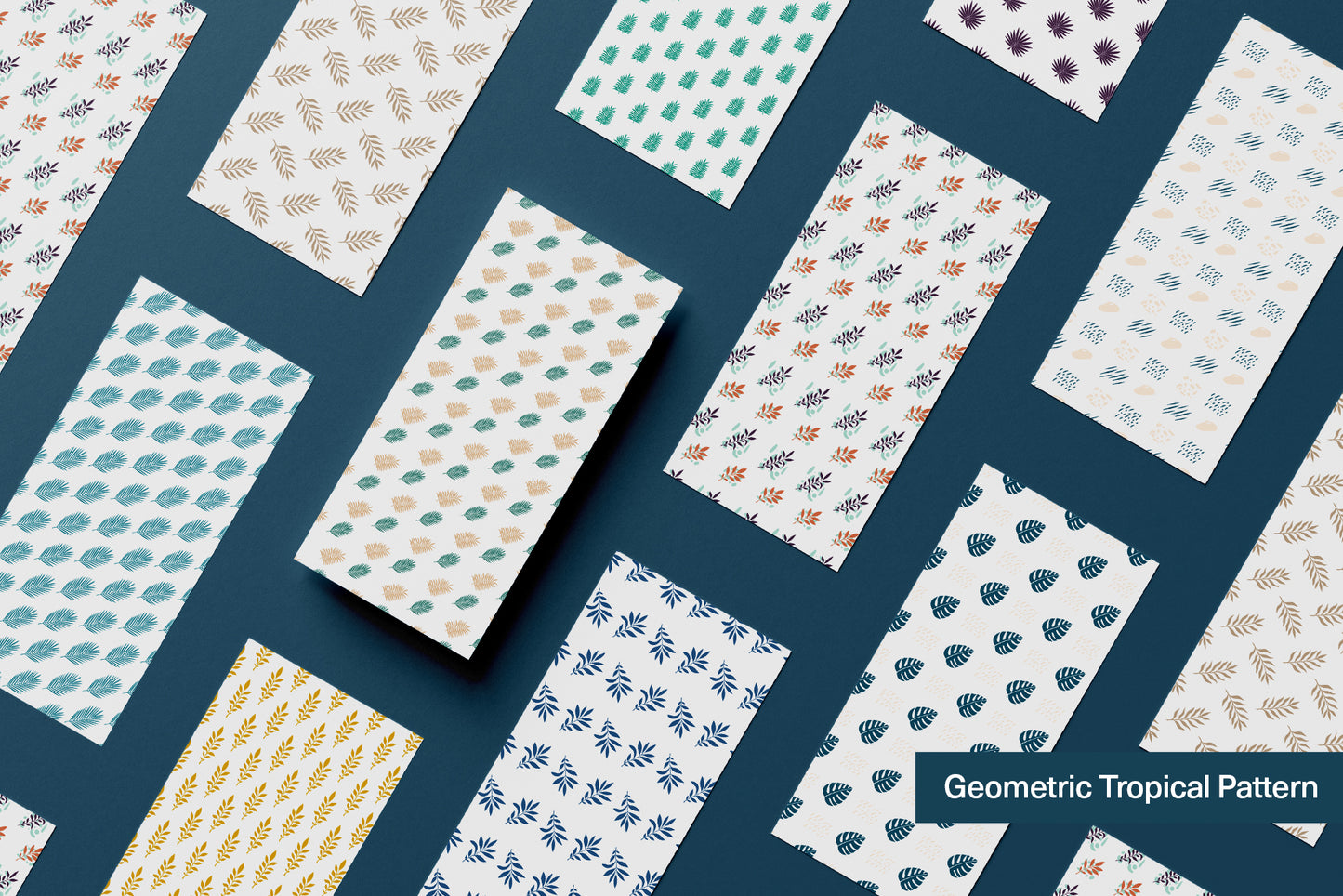 Large set of tropical seamless patterns and individual elements