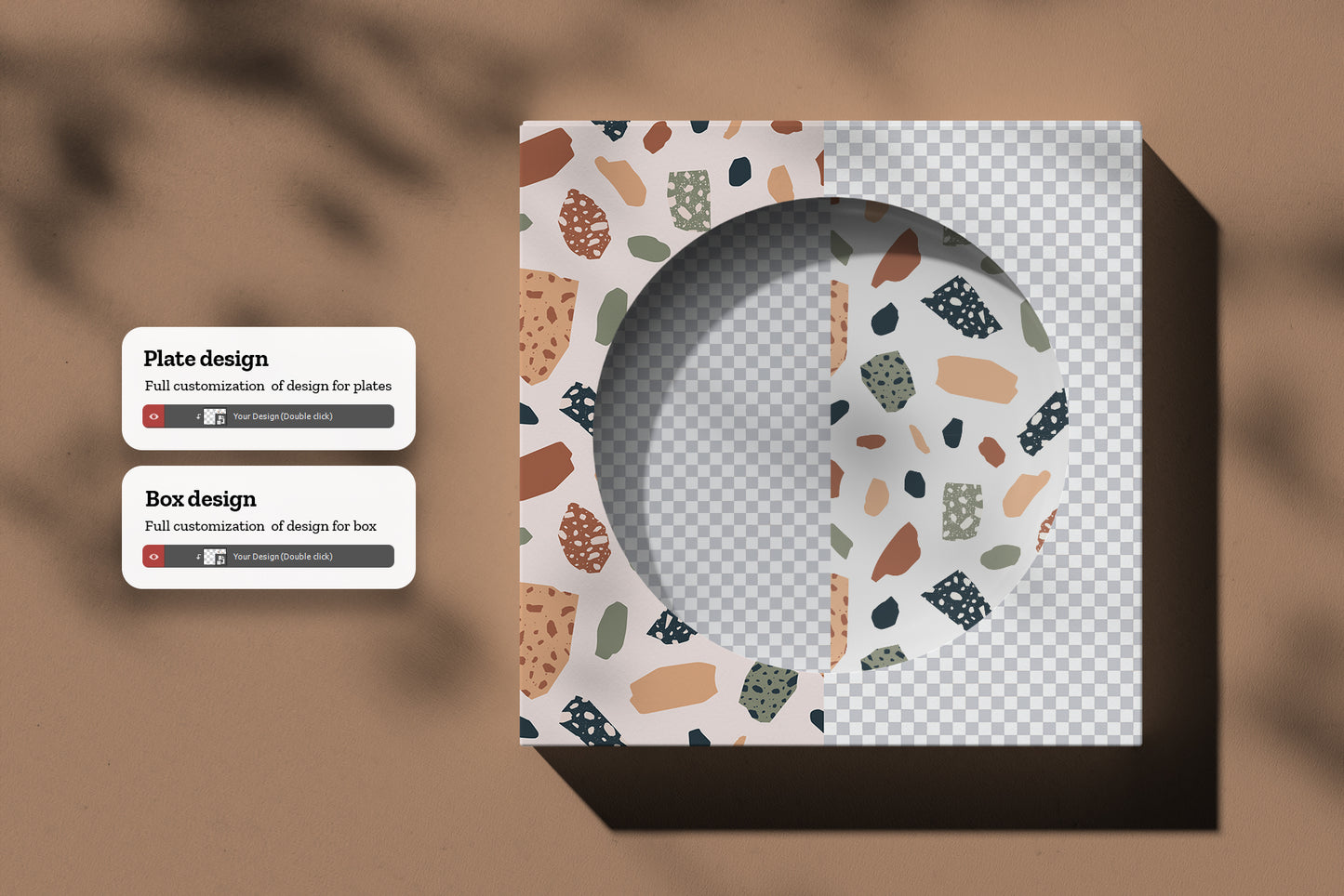 7 Ceramic Dinner/Dessert Plate Mockups vol.2