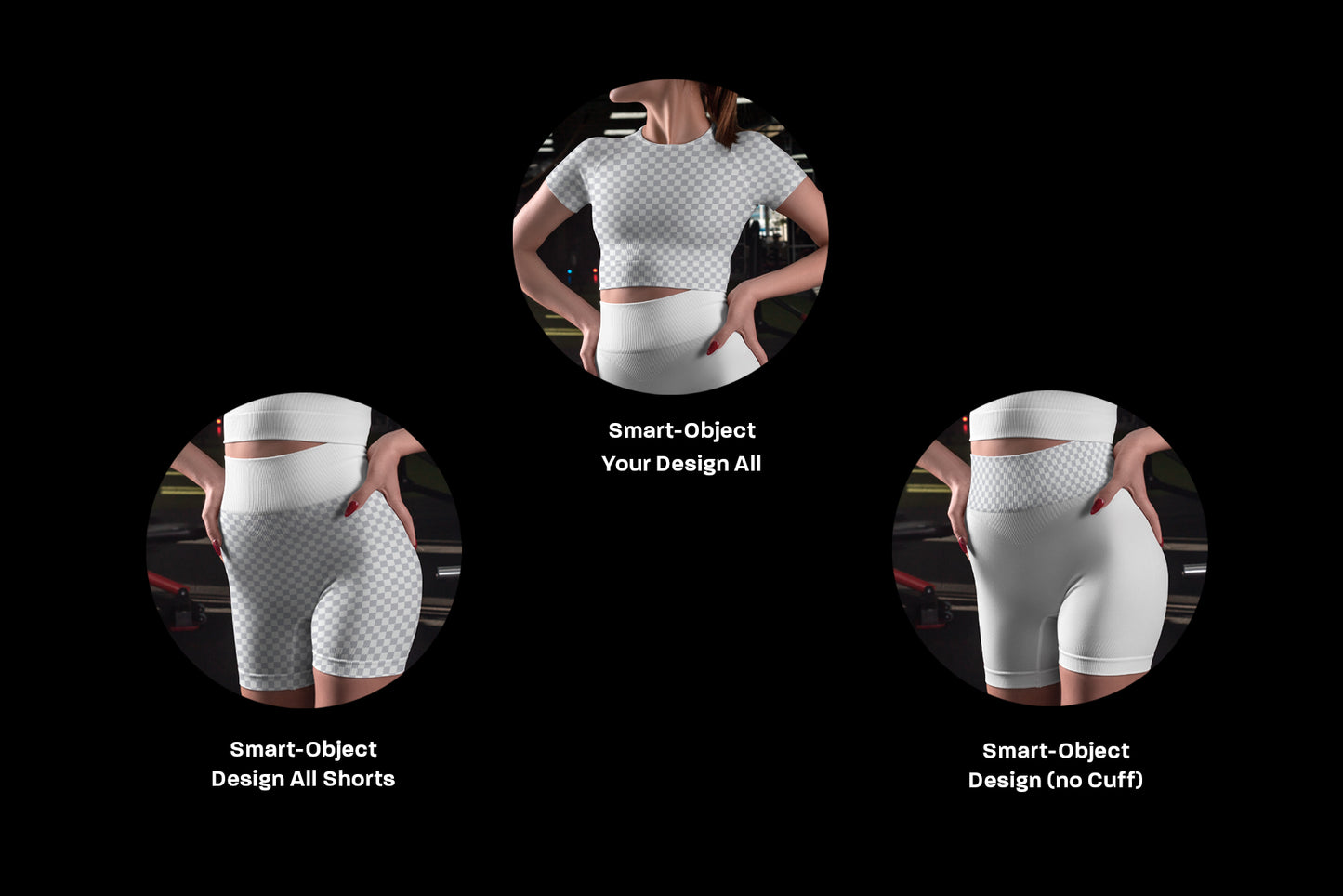 6 Sports Top and Shorts Mockups