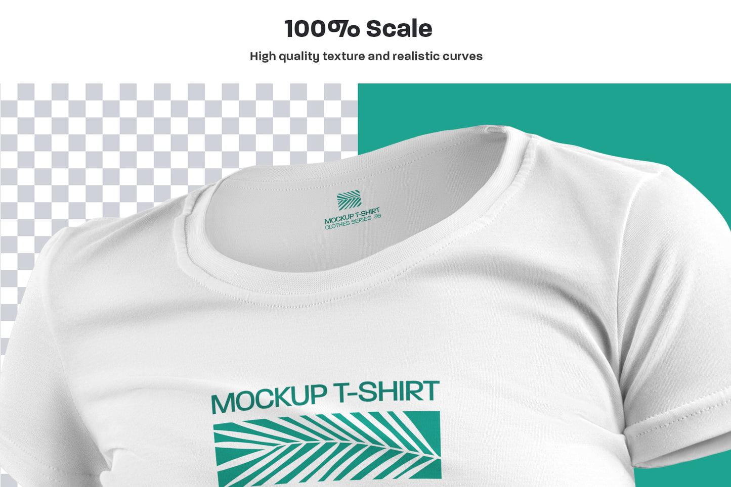6 3D Mockups Woman T-Shirt