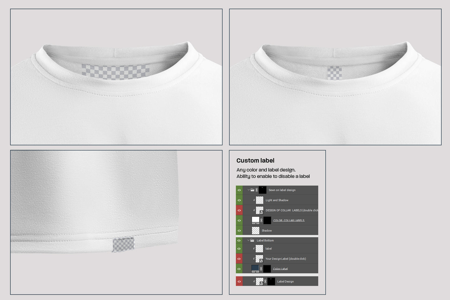 Mockups Oversize T-shirt. Singles Files