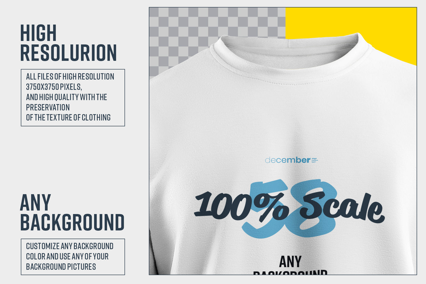 Mockups Oversize T-shirt. Singles Files