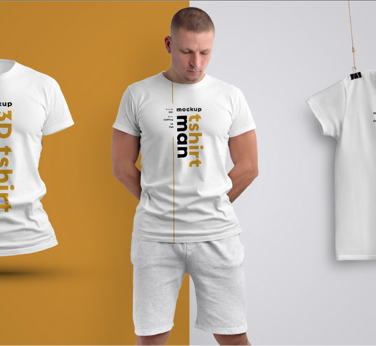 3 Free Mockups  T-Shirt 3in1