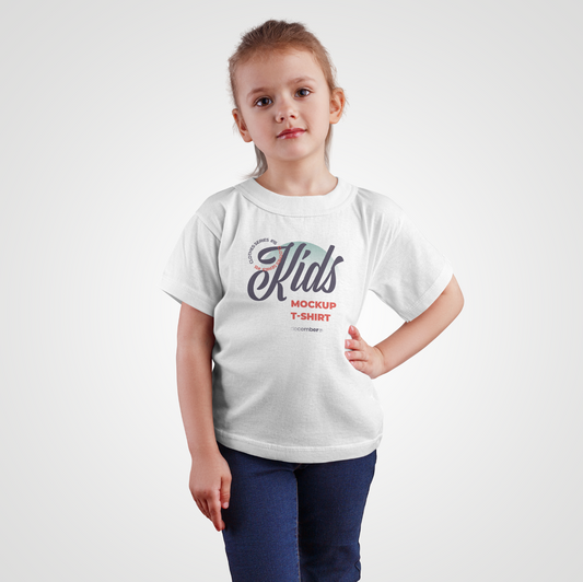 Free Mockup  Kids T-Shirt