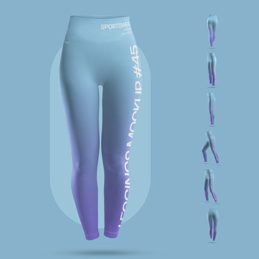 7 Mockups Sports Leggings With Wide Elastic Waist
