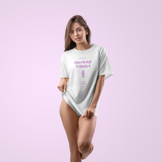 7 Mockups Woman T-Shirt
