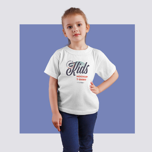 7 Mockups Kids T-Shirt