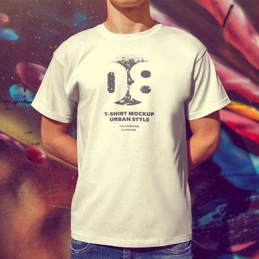 8 Mockups T-Shirts on the Man