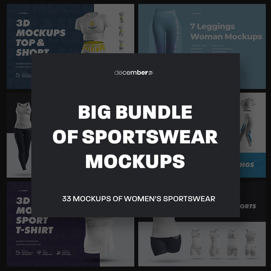 Big Bundle Sportswear Women Mockups