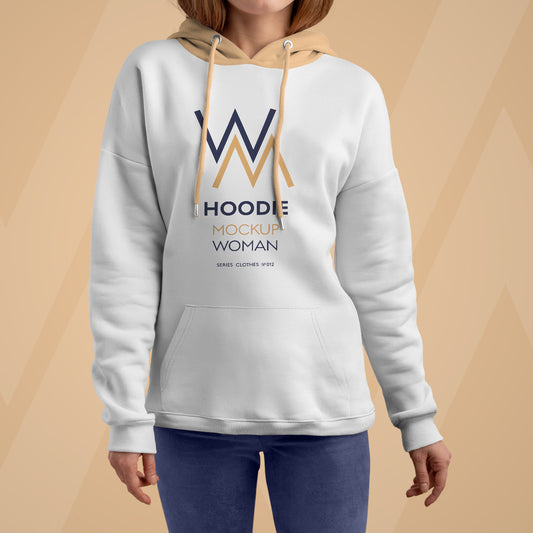 8 Mockups Woman Hoodie
