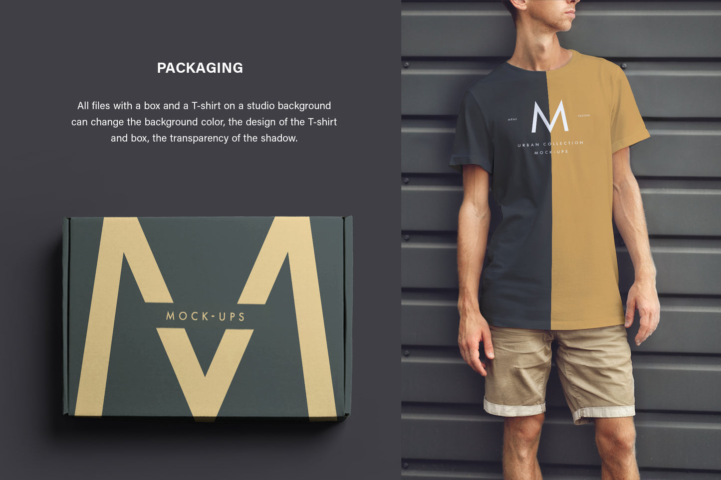 12 PSD Mockups Men's T-Shirt (6 Urban and 6 Studio Isolated)