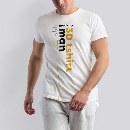 8 Mockups T-Shirts on The Man